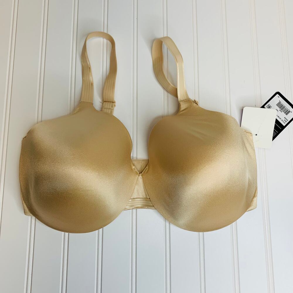 NWT Bali Nude Underwire Bra 38DD Smoothing Full Coverage